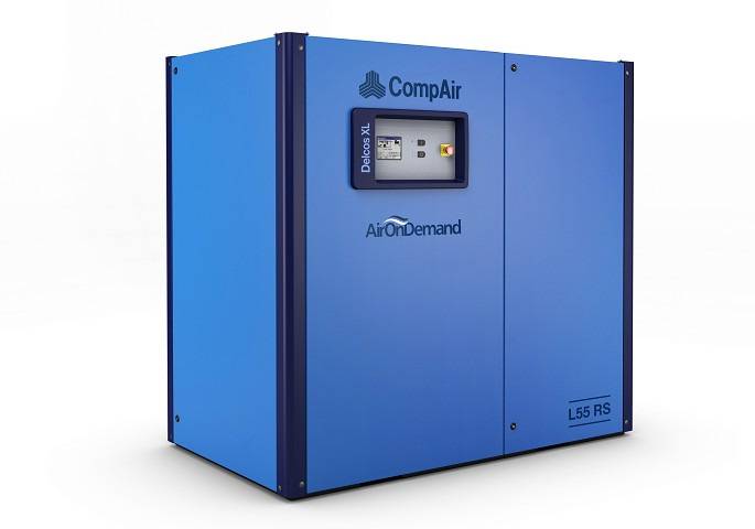 Vijčani kompresor 55 kW CompAir L55RS s promjenjivim brojem okretaja